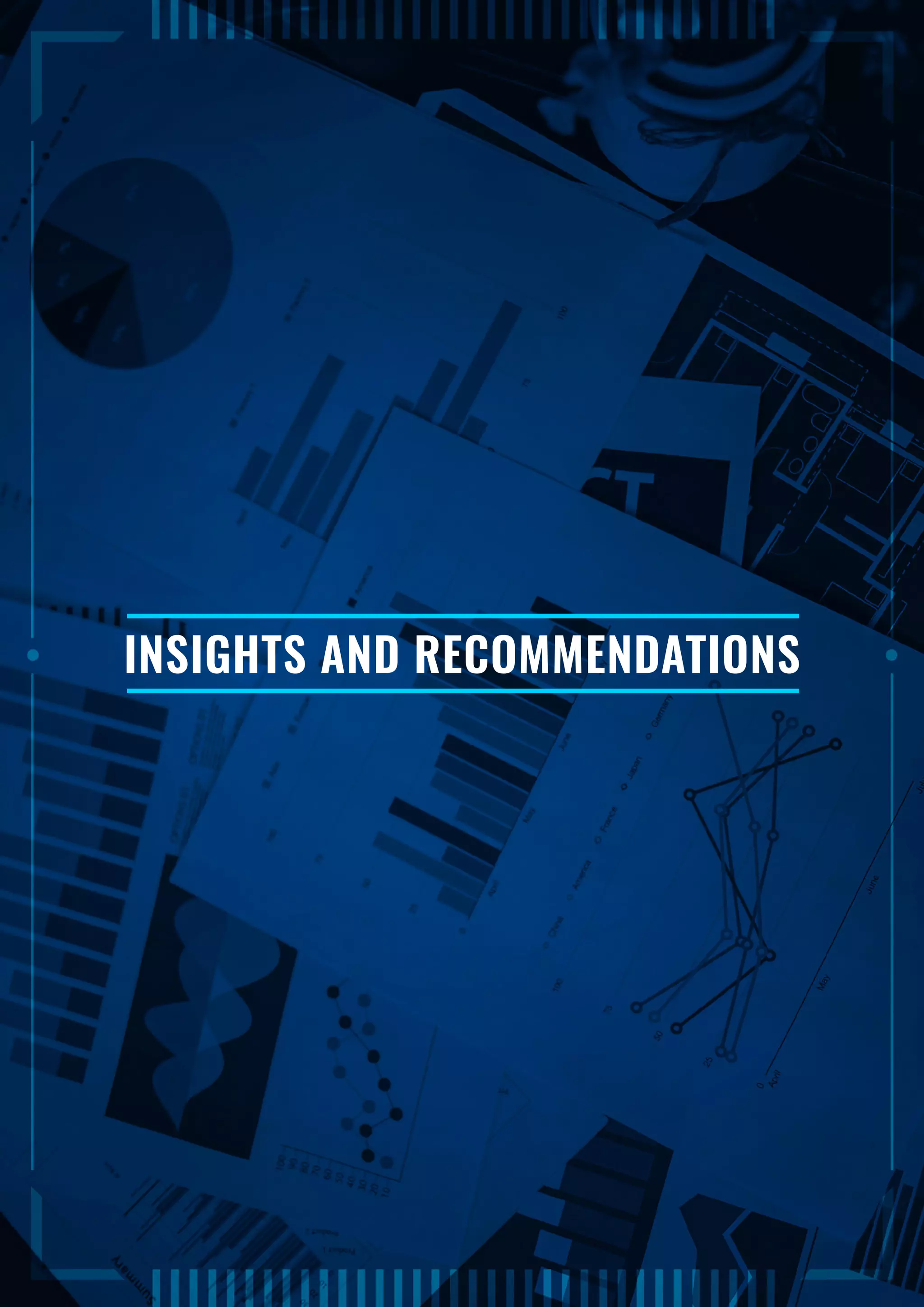 INSIGHTS AND RECOMMENDATIONS
 