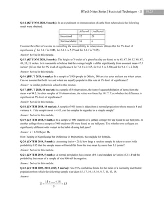 Advanced Instrumentation Techniques Gtu Notes.pdf Advanced Engineering Mathematics (Statistical Techniques - II) | PDF