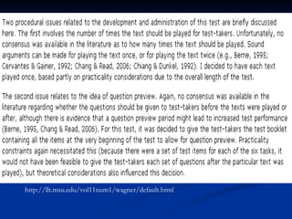 http://llt.msu.edu/vol11num1/wagner/default.html 