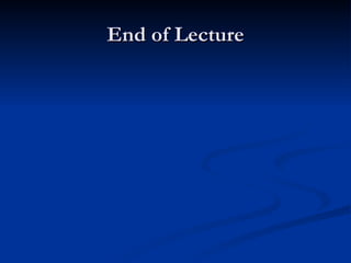 End of Lecture 