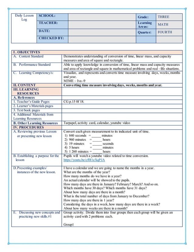 creative writing lesson plan grade 3