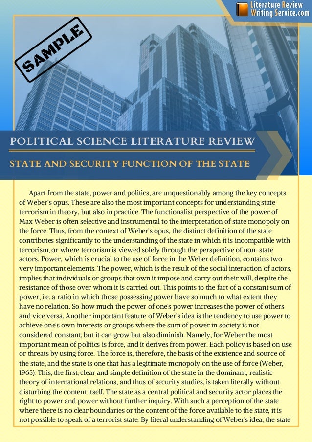 how to write a book review political science