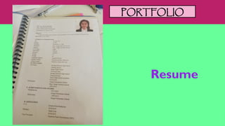PORTFOLIO
Resume
 