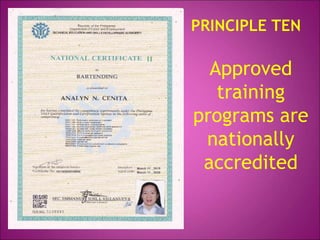 Approved
training
programs are
nationally
accredited
 