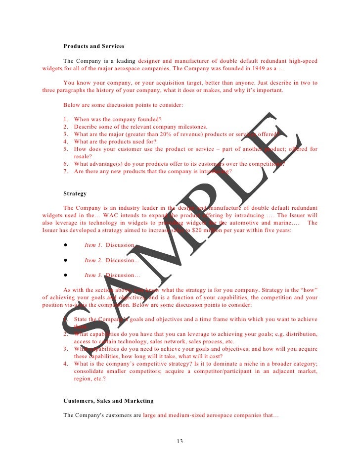 private placement memorandum sample sample strategy memo