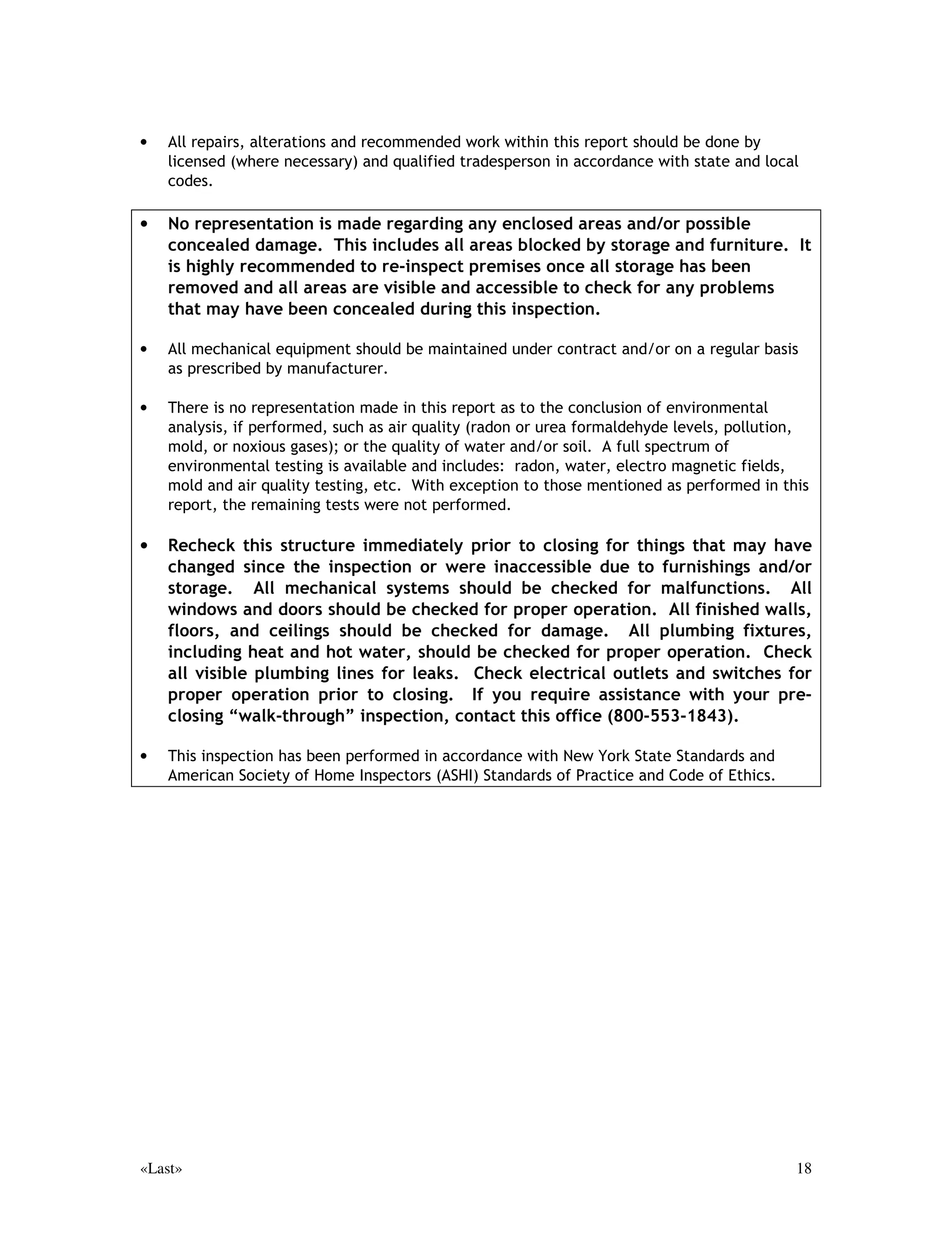 ,17(5,25
                                      $77, 25 5$:/ 63$(6



        ,7(06           '(65,37,21                                 5(200(1'$7,216

 ,QVXODWLRQ           )LEHUJODVV       7KH UHSODFHPHQW RI LQDGHTXDWH DWWLF LQVXODWLRQ ZLWK XQIDFHG ILEHUJODVV
                                          LQVXODWLRQ RI DQ 5 RU EHWWHU YDOXH LV UHFRPPHQGHG 6HH 3KRWR 

 )ORRU               1RW 3UHVHQW       ,QVWDOO SOZRRG IORRU LQ DWWLF DUHD IRU VDIHW DQG OLJKW VWRUDJH

 9HQWLODWLRQ          5RRI)DQ         $GMXVW DWWLF IDQ DQG LQVWDOO D KXPLGLVWDW IRU HDU URXQG XVH

 :DWHU /HDNV         1R (YLGHQFH       6HH FRPPHQW 


 $FFHVV                 +DWFK          ,QVXODWH KDWFK FRYHU ZLWK ULJLG WSH LQVXODWLRQ WR UHWDUG KHDW ORVV DQG
                                          ZHDWKHUVWULS

$ (OHFWULF /LJKW     1RW 3UHVHQW       ,QVWDOO DGHTXDWH OLJKWLQJ LQ DWWLF DUHD IRU VDIHW DQG FRQYHQLHQFH

% 6WRUDJH                1$           1RW $SSOLFDEOH


 0LVF                  1$           1RW $SSOLFDEOH




               «Last»                                                                                11
 