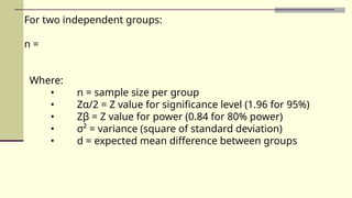 Comprehensive Guide to Sample Size Determination in Nursing Research | PPTX