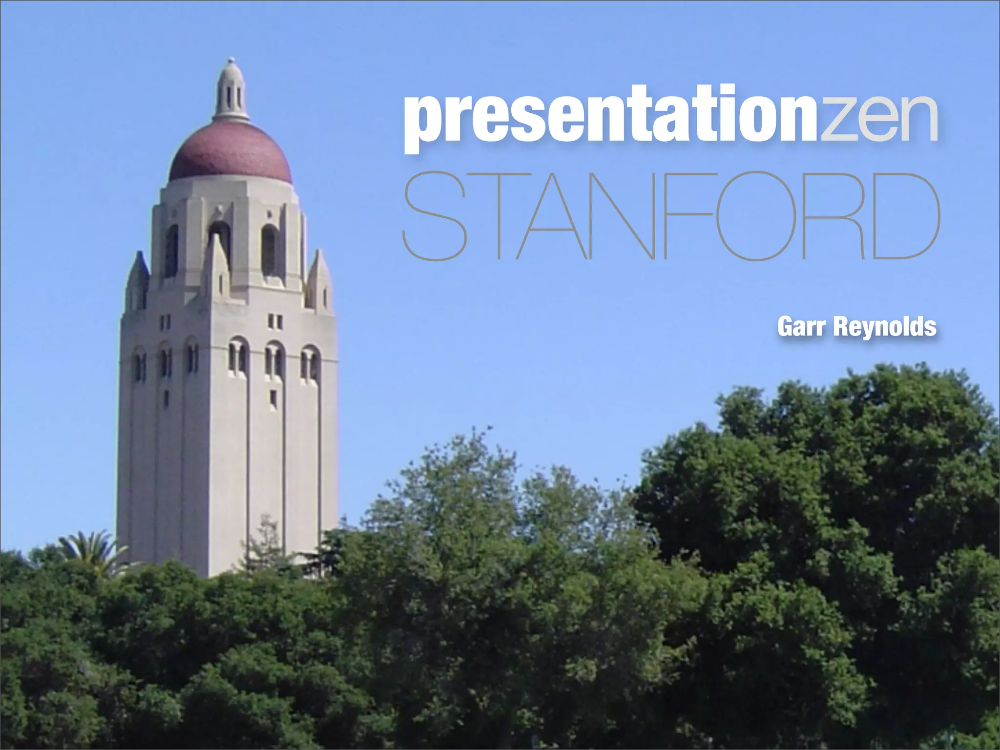 Sample slides by Garr Reynolds