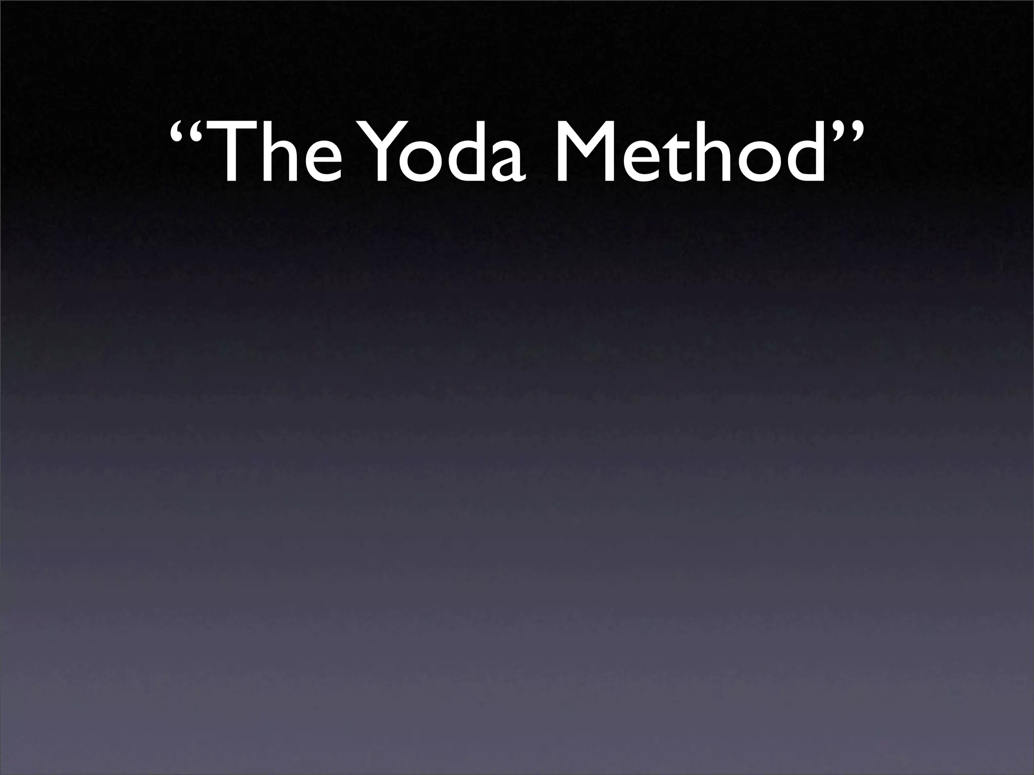 Sample slides by Garr Reynolds