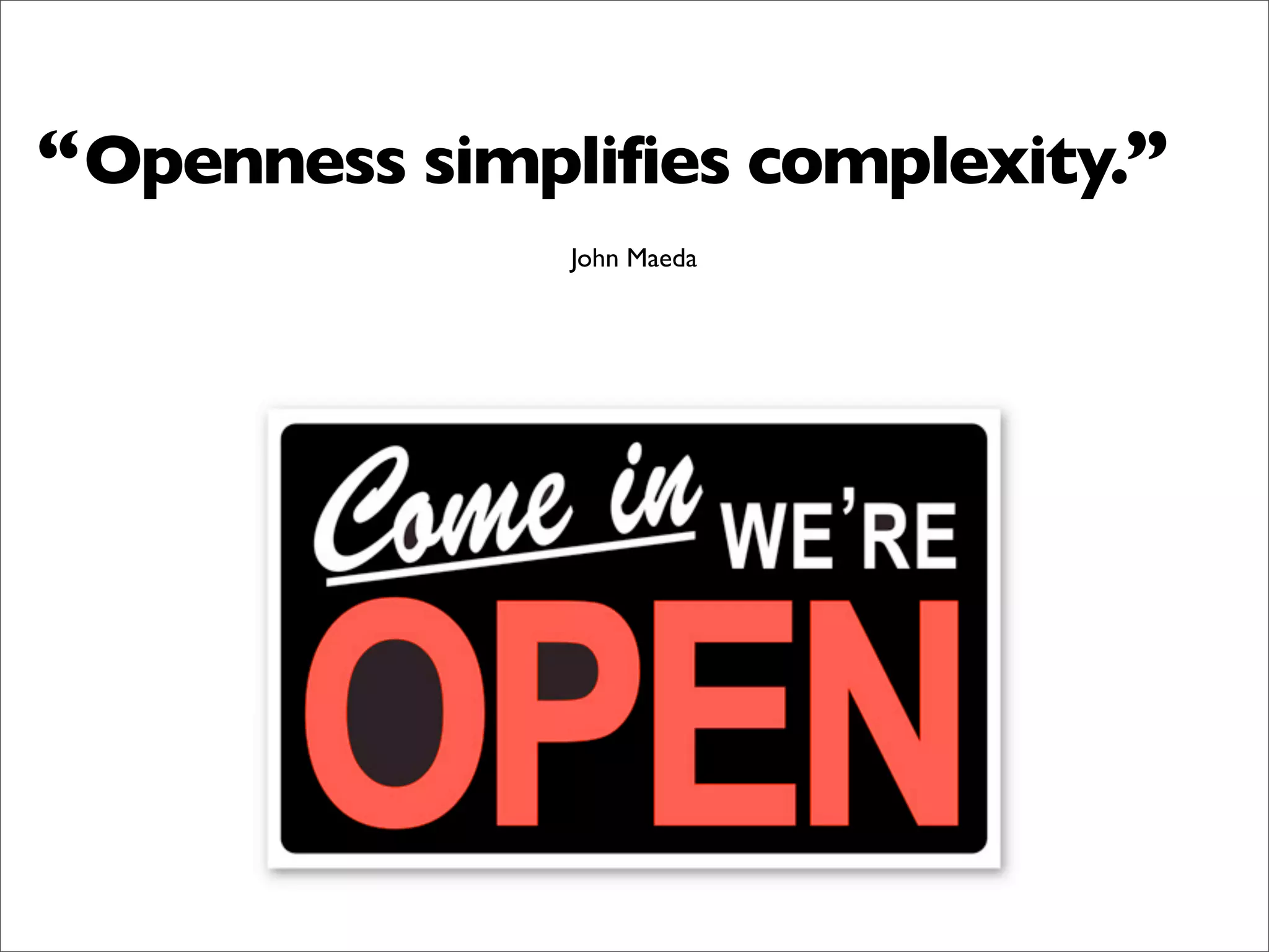 Sample slides by Garr Reynolds