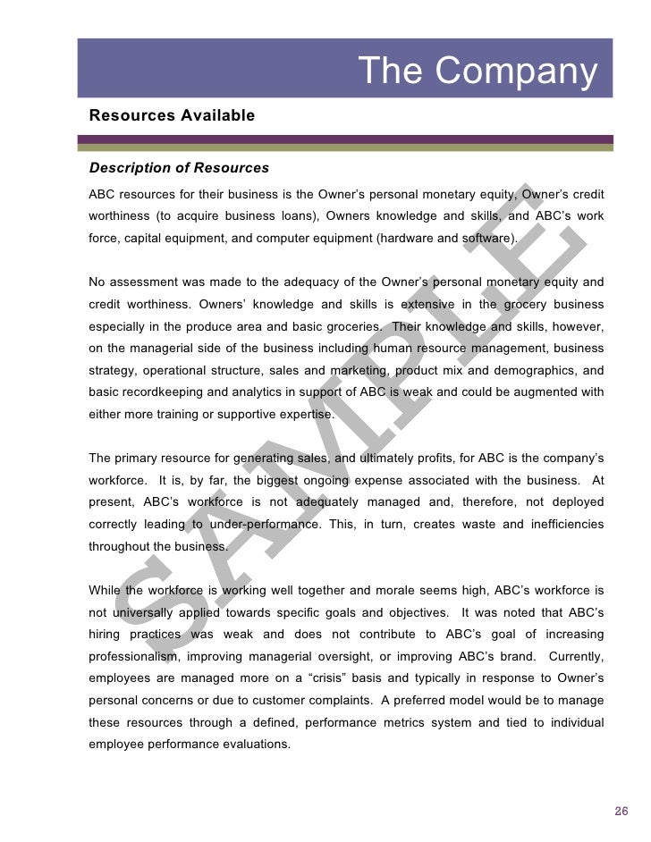 Sample2 Report Business Assessment