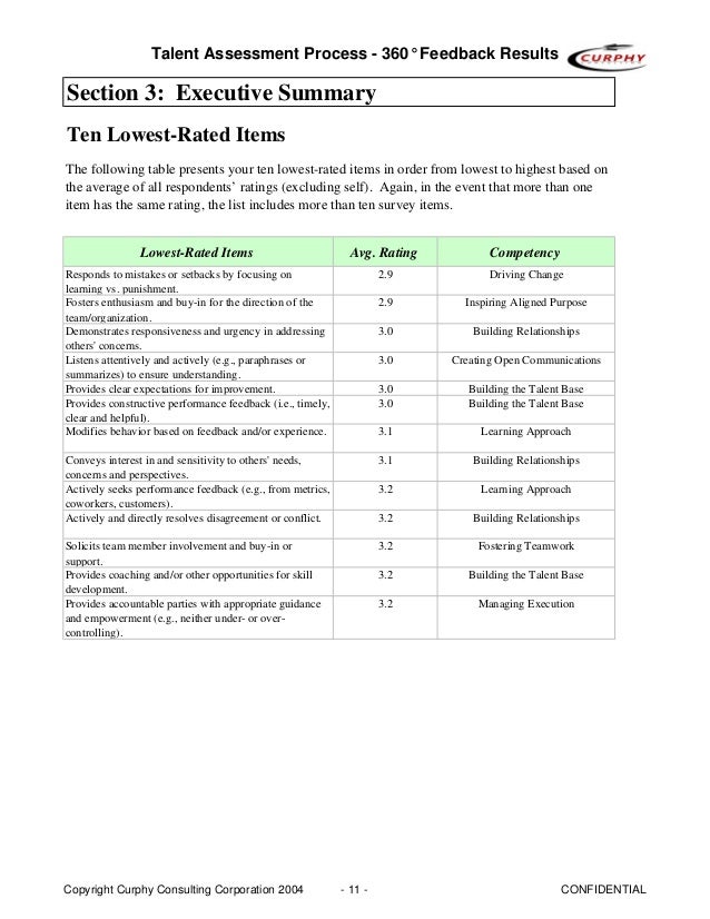 sample 360 feedback report gordon curphy phd free tupperware samples