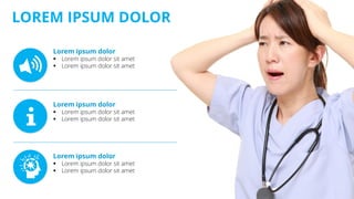 LOREM IPSUM DOLOR
Lorem ipsum dolor
 Lorem ipsum dolor sit amet
 Lorem ipsum dolor sit amet
Lorem ipsum dolor
 Lorem ipsum dolor sit amet
 Lorem ipsum dolor sit amet
Lorem ipsum dolor
 Lorem ipsum dolor sit amet
 Lorem ipsum dolor sit amet
 