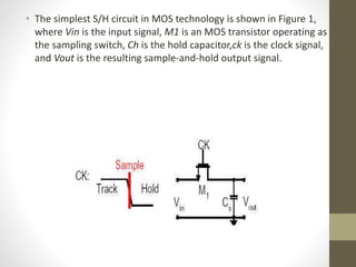 Sample and hold circuit | PPTX