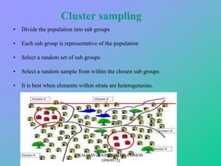Sample and sampling design | PPTX