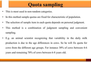 Sample and sampling | PPTX | Physics | Science