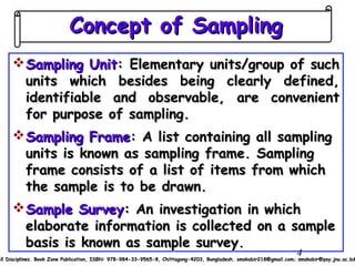 Sample and sampling designs | PPT