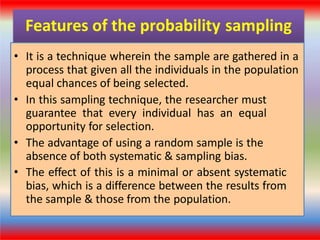 Sample and sampling techanique | PPTX