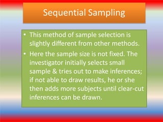 Sample and sampling techanique | PPTX