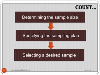 Sample and sampling techniques | PPTX