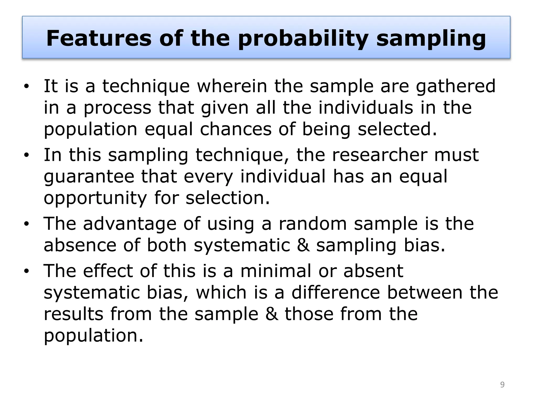 Sample and sampling techniques | PPT