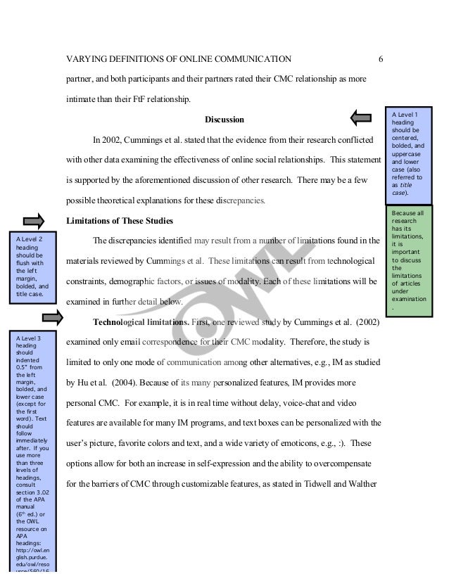 example of a literature review paper in apa format