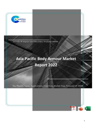 1
Asia Pacific Body Armour Market
Report 2022
 