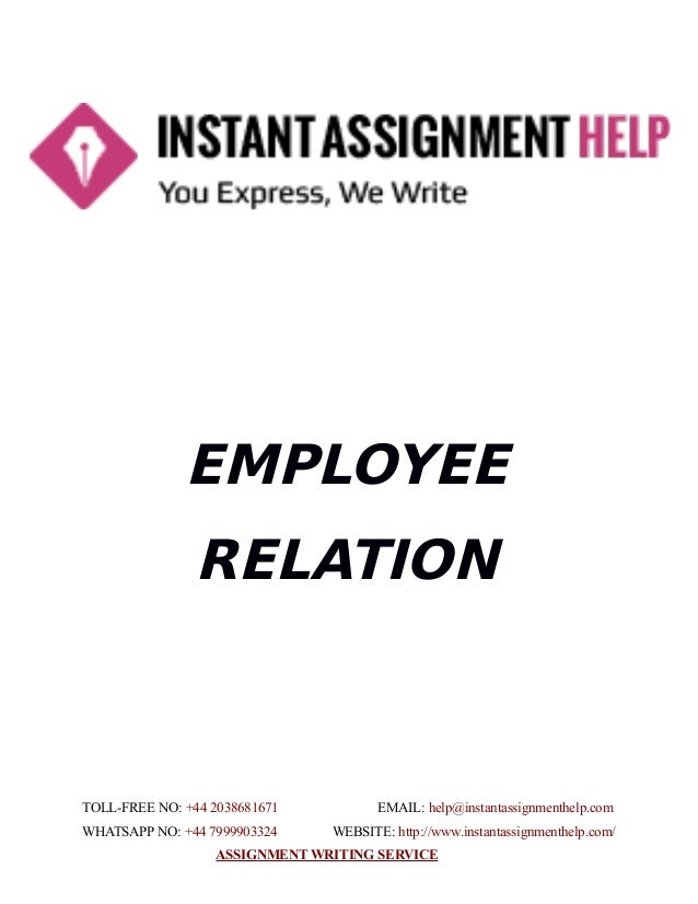 employee relationship assignment