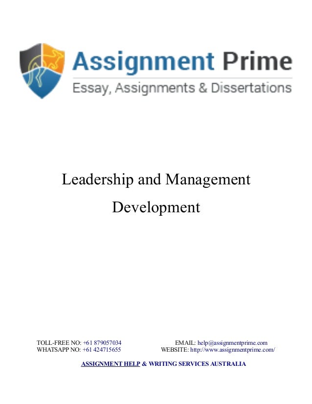 Mba assignments on leadership