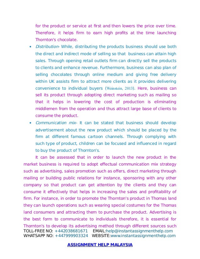 Sample assignment on Marketing Plan assignment on marketing