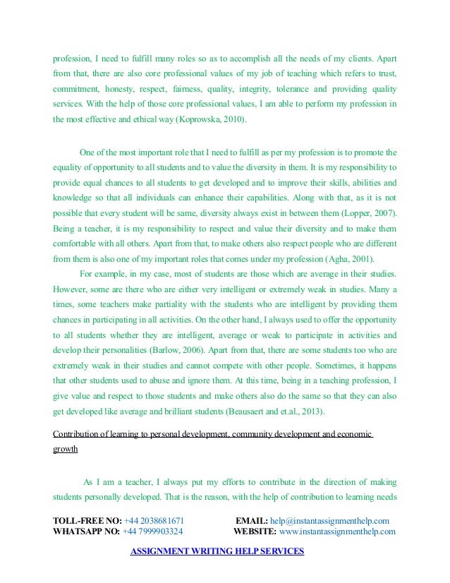 Help in assignment writing for respect