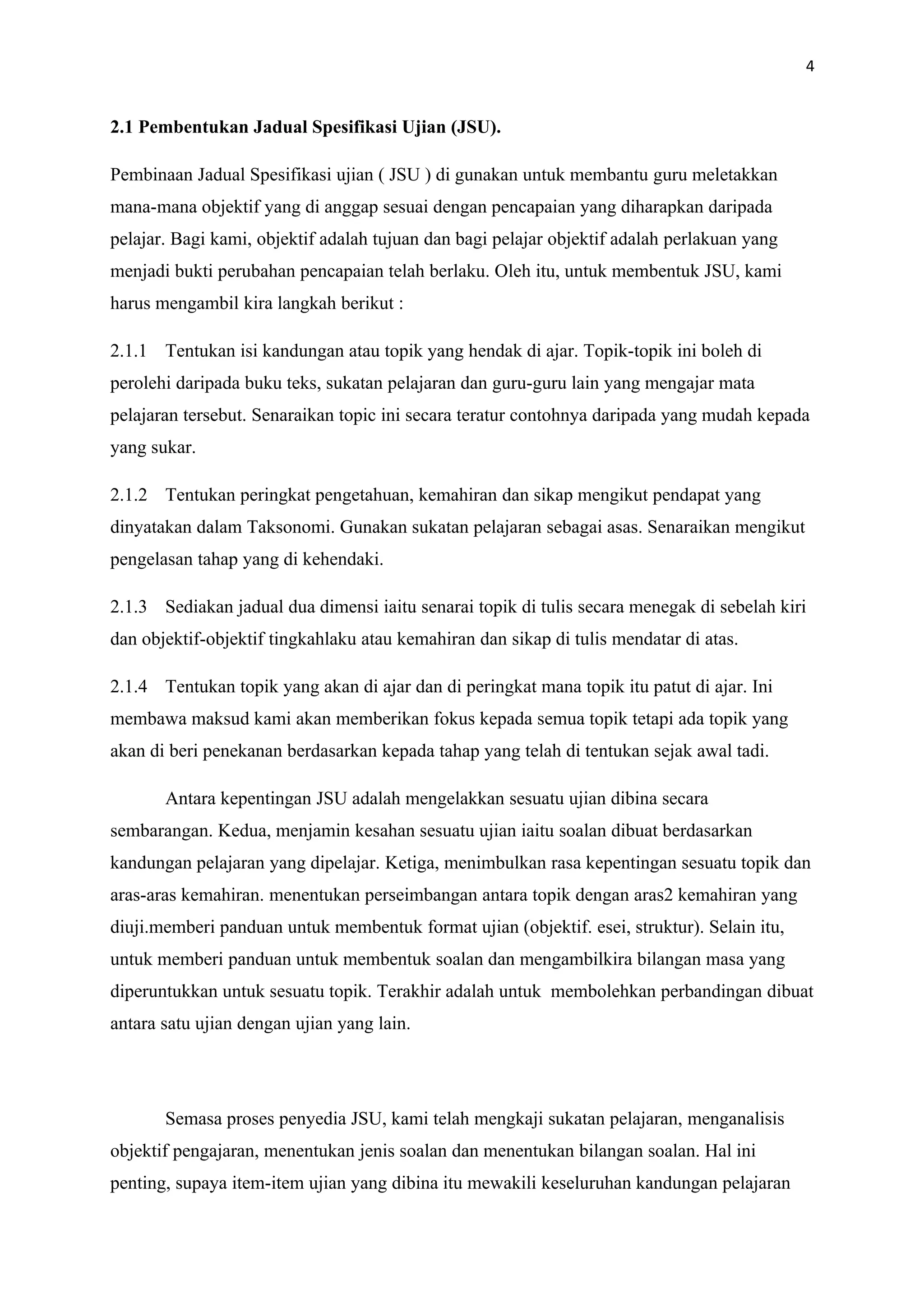 Sample assignment pengukuran dan penilaian | DOC