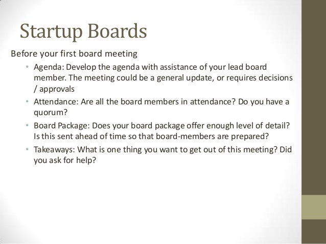 sample board package format of board meeting agenda