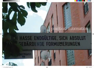 practical information
CTR July Master Final.indd 9-10 7/29/11 10:27 PM
 