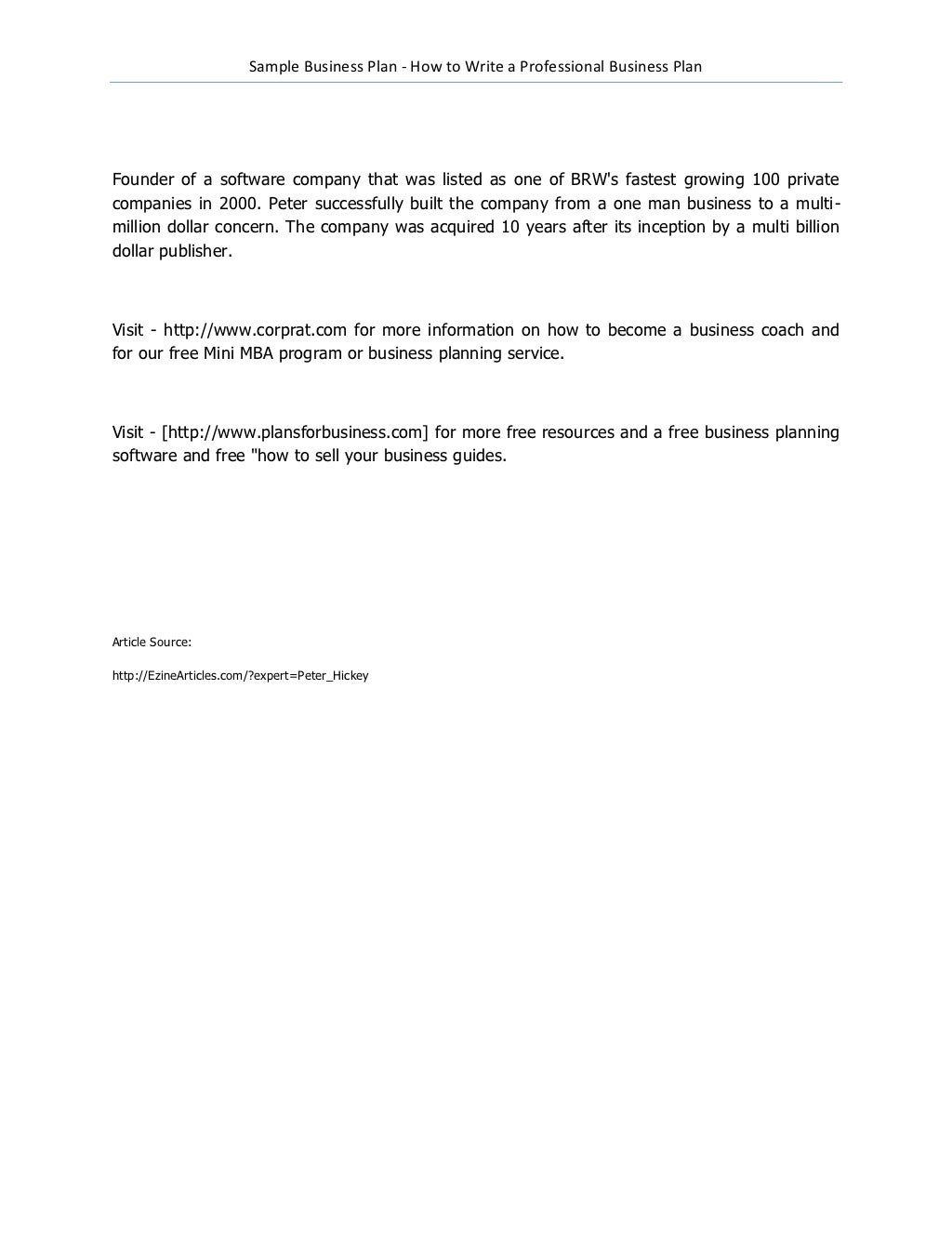 How To Write A Professional Business Plan how-to-write-a-professional-business-plan