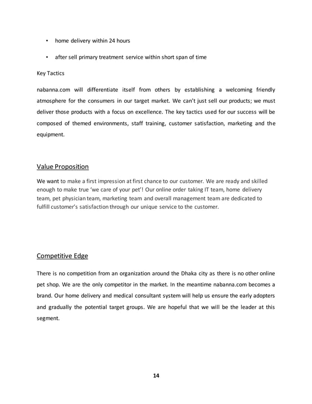 Sample business plan shop)