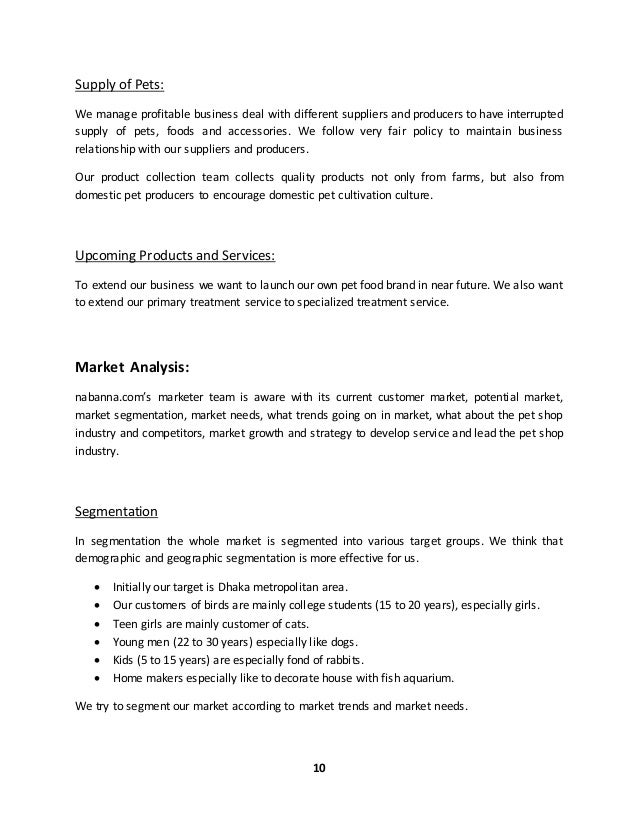 Introductory letter business plan sample