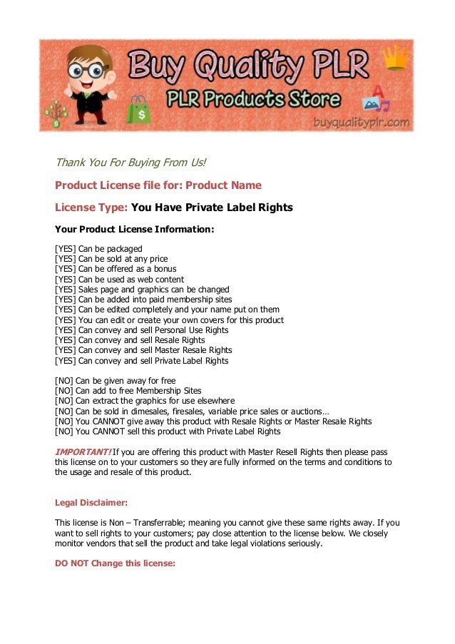 The Dangers of Private Label Rights (PLR) Content - Walrus Video