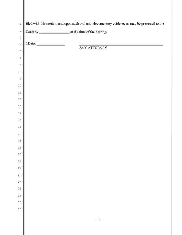 Sample California motion to compel further responses to special