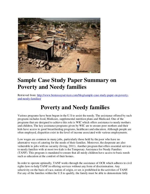 Paper on poverty