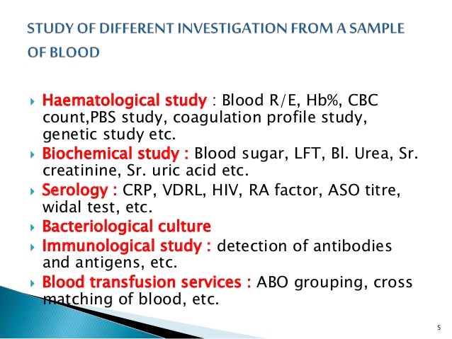 lft test blood procedure and Sample laboratory in collection safety