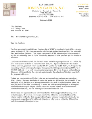 Sample collection letter | PDF