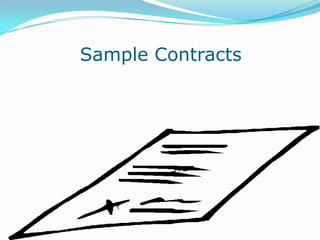 Sample Contracts
 