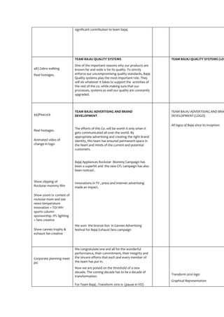 Sample Corporate AV Script | PDF