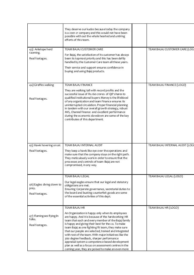 sample corporate av script av script