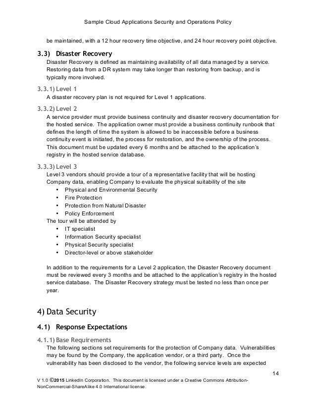 sample cloud application security and operations policy release release of promissory note