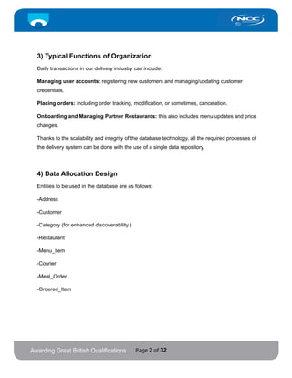 Comprehensive Database Design and Implementation for Uber Eats Food ...