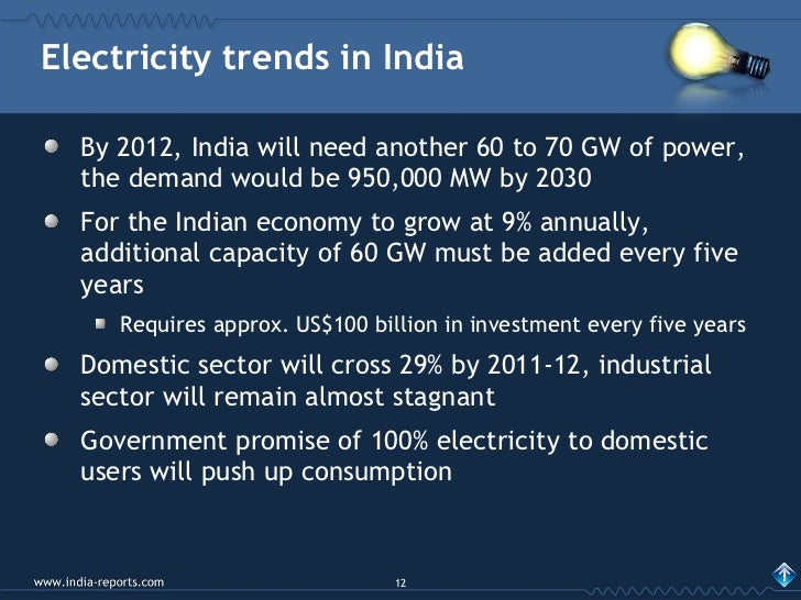 Electricity in India Power Generation, Distribution, Sources