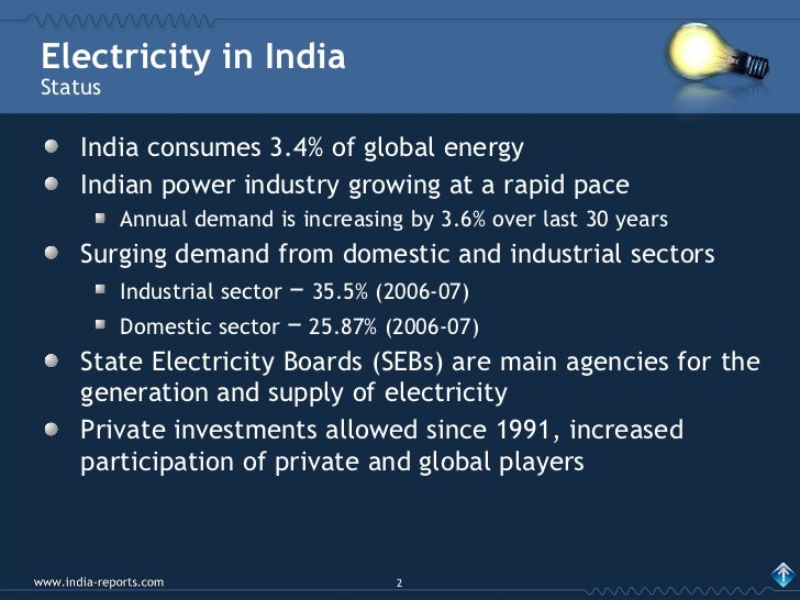 Electricity in India Power Generation, Distribution, Sources