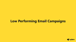Low Performing Email Campaigns
 